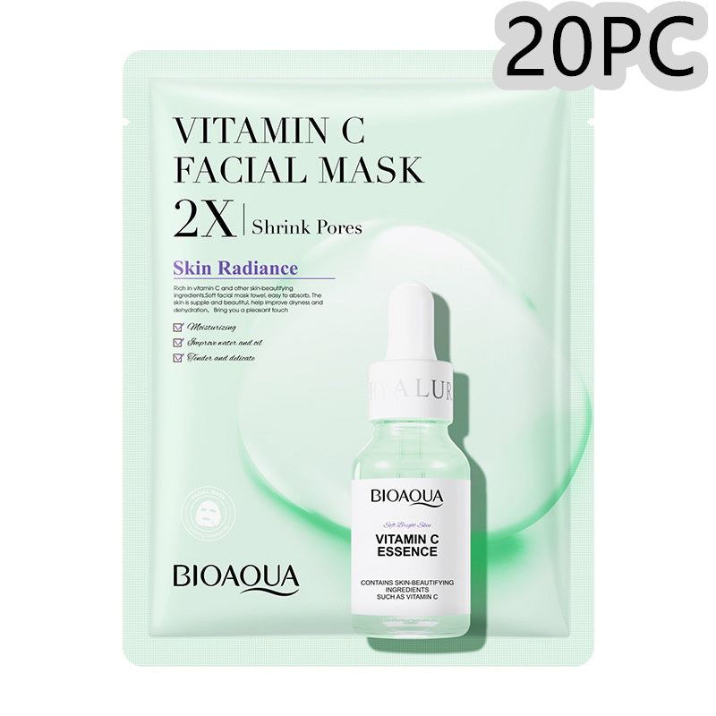 BIOAOUA Collagen & Hyaluronic Acid Face Mask – Hydrating & Firming Sheet Mask