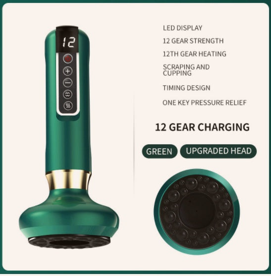 LuxuryGlow Electric Vacuum Cupping Massager – Anti-Cellulite Gua Sha Slimming Device