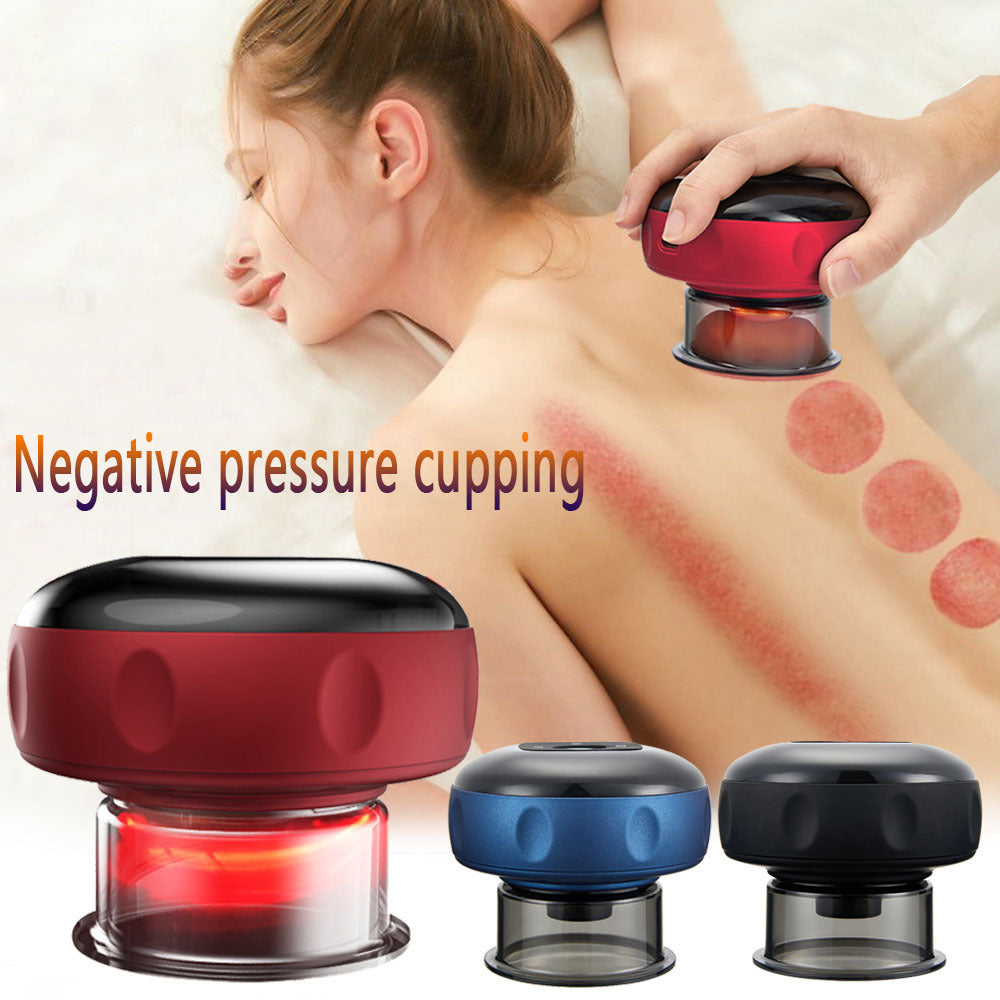 Electric Vacuum Cupping Massage Body Cups Anti-Cellulite Therapy Massager For Body Electric Guasha Scraping Fat Burning Slimming - LUXURY GLOW