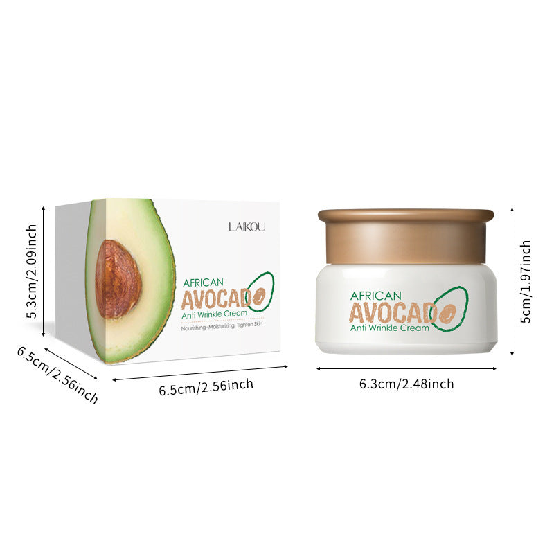 Crema facial hidratante de aguacate LAIKOU: anticongelante y antigrietas (35 g)