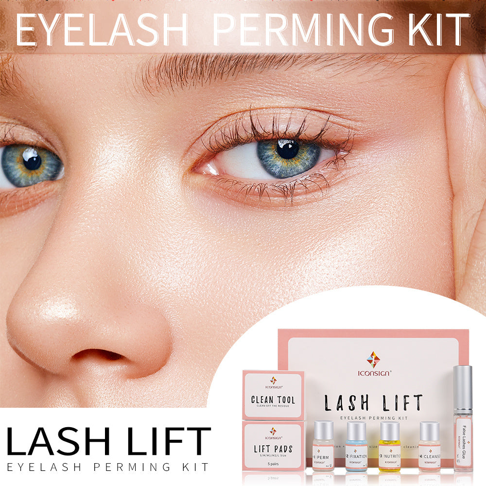 ICONSIGN Lash Lift Kit – Eyelash Perm for Long-Lasting Curl at Home - LUXURY GLOW