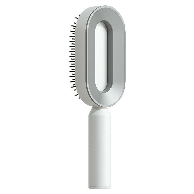 Self-Cleaning Hair Brush - Air Cushion Scalp Massager & Anti-Static - LUXURY GLOW
