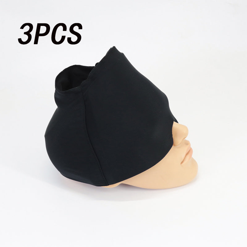 Gorro de terapia de frío LuxuryGlow 360° para aliviar la migraña con compresa de gel para cabeza y ojos