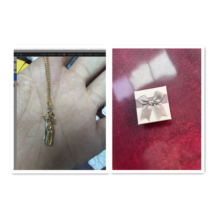 Love Hug Pendant Necklace - Unisex Couple Gift for Valentine’s Day - LUXURY GLOW