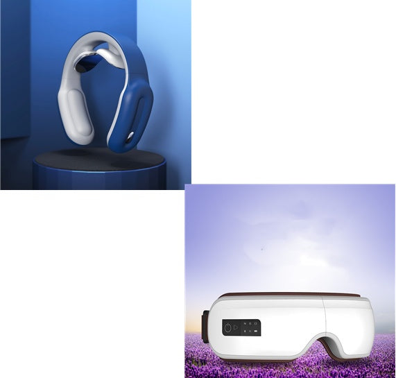LuxuryGlow Intelligent Neck & Shoulder Massager – Remote Controlled with Heat Therapy