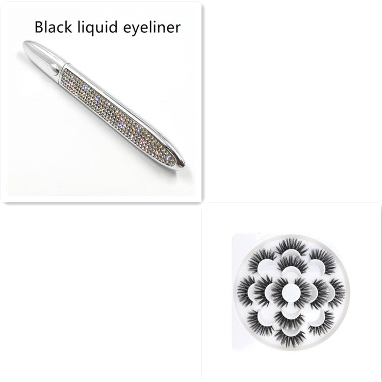 LuxuryGlow Self-Adhesive Eyeliner with False Lashes – No Glue Needed, Waterproof