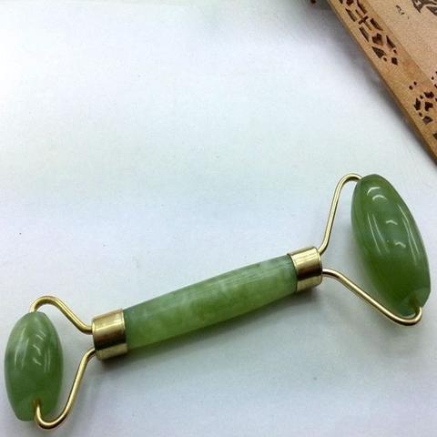 LuxuryGlow Natural Jade Facial Roller – Rejuvenating Beauty Massage Tool