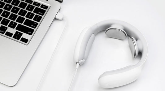 Masajeador inteligente de cuello y hombros LuxuryGlow con control remoto y terapia de calor