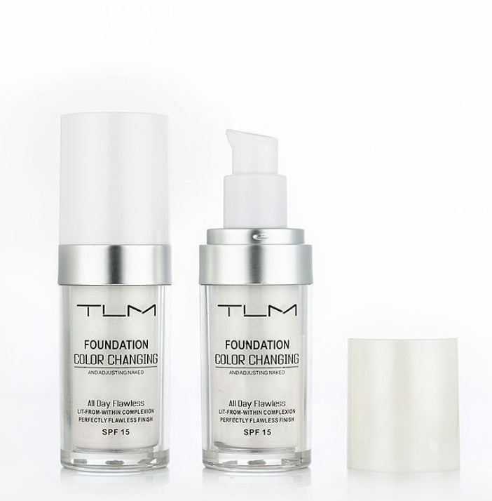 Base de maquillaje TLM con cambio de color activado por la temperatura y FPS 50 – Corrector BB natural