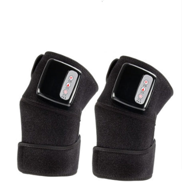 LuxuryGlow Electric Heating Knee Massager – Infrared Vibration Therapy Wrap for Pain Relief