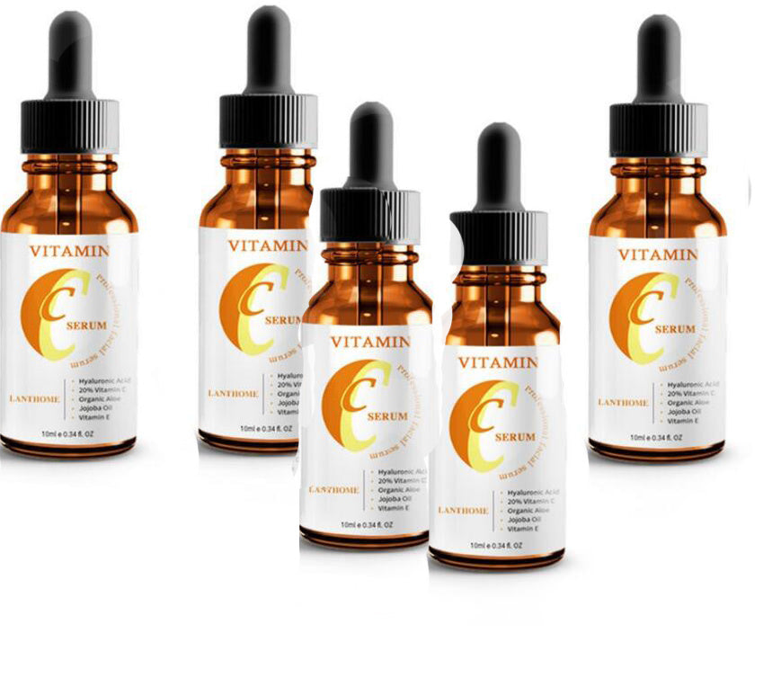 LuxuryGlow Vitamin C + Hyaluronic Acid Face Serum – Brightening & Anti-Aging