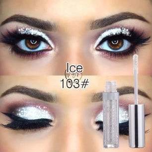 Sombra de ojos líquida con brillo y brillo PHOERA – Brillo metálico 3D, 12 colores