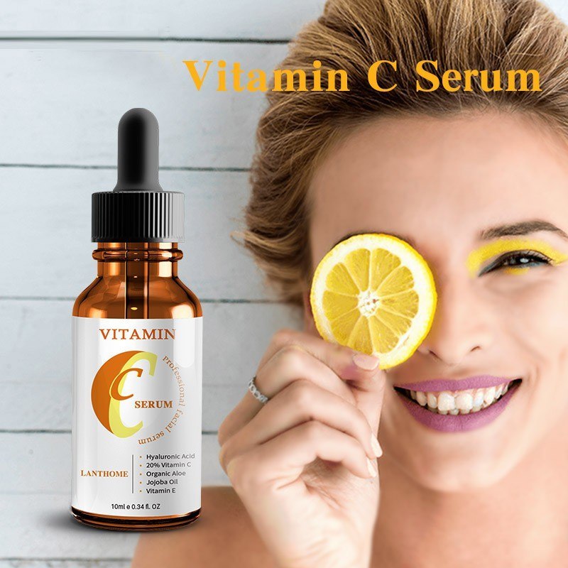 LuxuryGlow Vitamin C + Hyaluronic Acid Face Serum – Brightening & Anti-Aging
