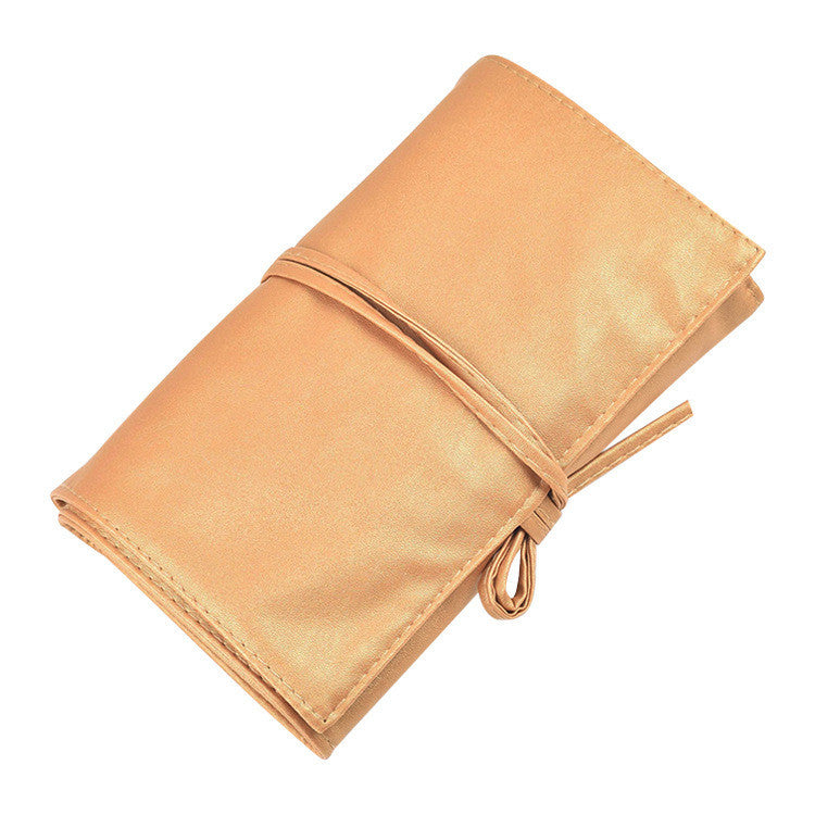 Juego de 24 brochas de maquillaje profesionales LuxuryGlow: cerdas suaves y estuche de viaje