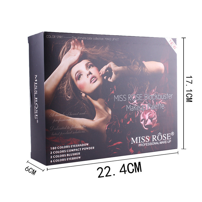 MISS ROSE 8+ Color Blush Makeup Palette – Natural Finish, Concealer & Face Enhancer