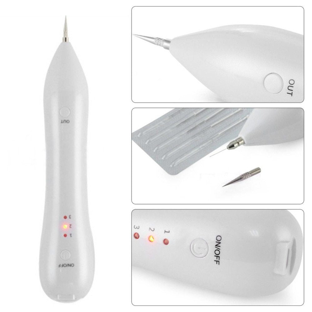 Lápiz eliminador de manchas LuxuryGlow: Eliminador de pecas y marcas en la piel con carga USB