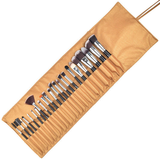 LuxuryGlow 24-Piece Professional Makeup Brush Set – Soft Bristles & Travel-Friendly Case
