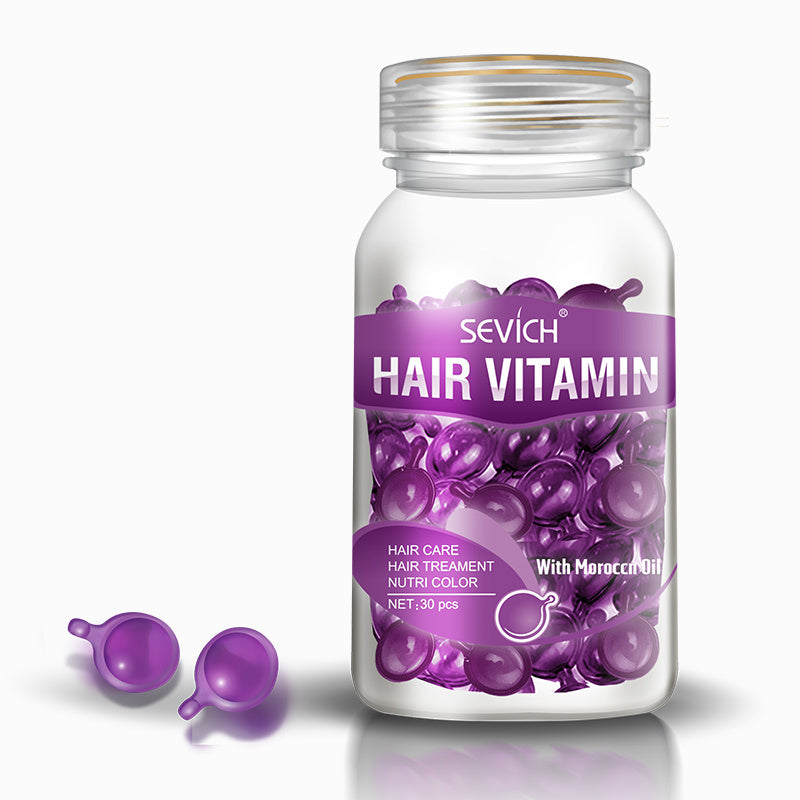 Cápsulas para el cuidado del cabello SEVICH: fortalecen, reparan y suavizan el cabello con frizz