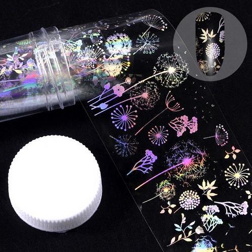 LuxuryGlow Starry Sky Nail Foil Tape – DIY Nail Art Sticker Roll (1 Meter)