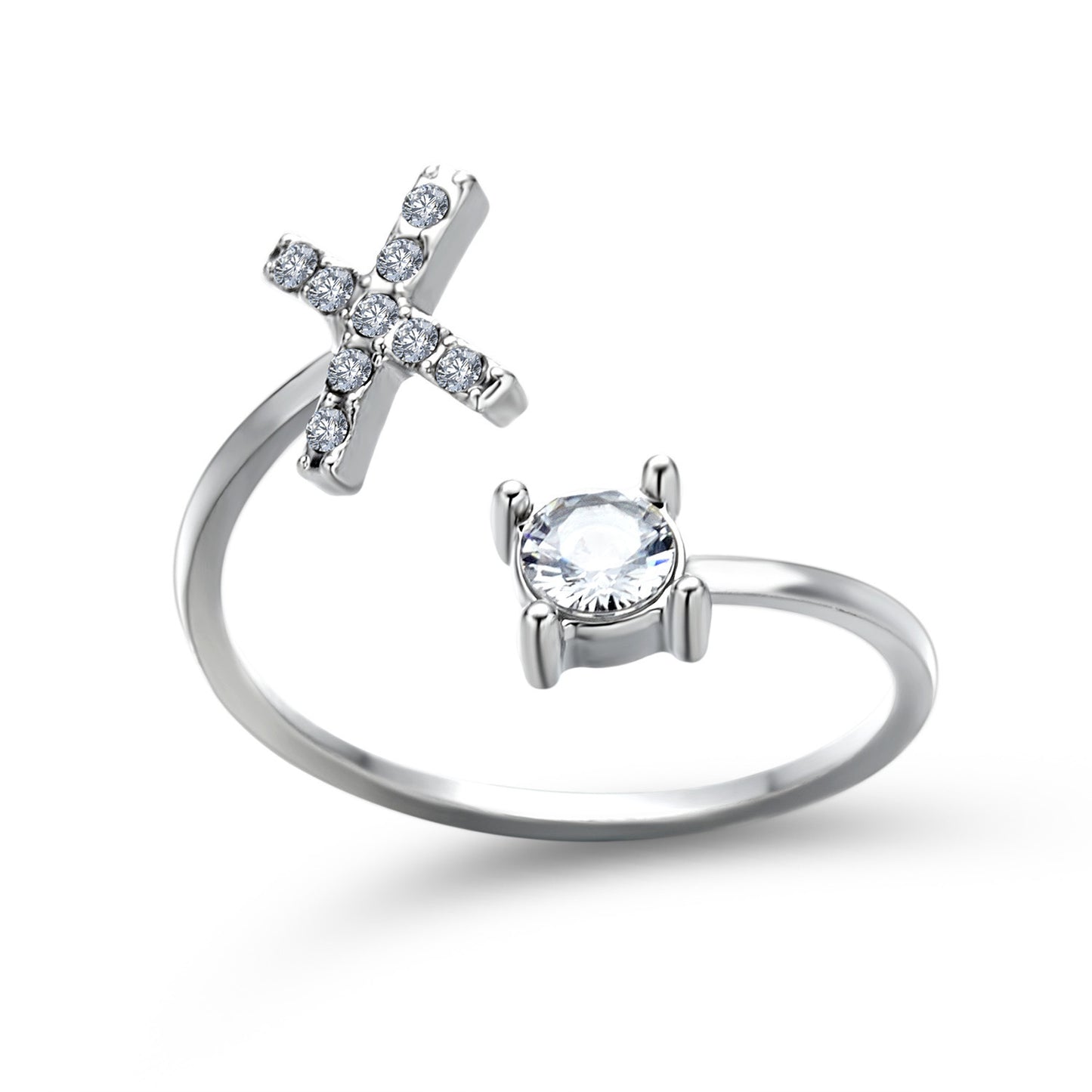 New Design Adjustable 26 Initial Letter Ring Fashion Jewelry For Women Simple Elegant Jewelry - LUXURY GLOW