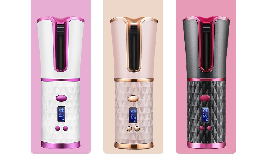 Benice Wireless Automatic Hair Curler – Cordless Rechargeable Rotating Iron