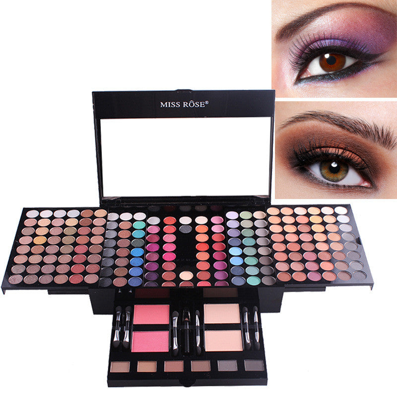 MISS ROSE 8+ Color Blush Makeup Palette – Natural Finish, Concealer & Face Enhancer