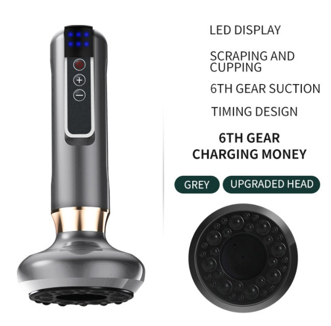 LuxuryGlow Electric Vacuum Cupping Massager – Anti-Cellulite Gua Sha Slimming Device