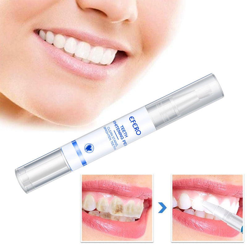 Lápiz blanqueador dental EFERO: elimina la placa, ilumina la sonrisa y mejora la higiene bucal.