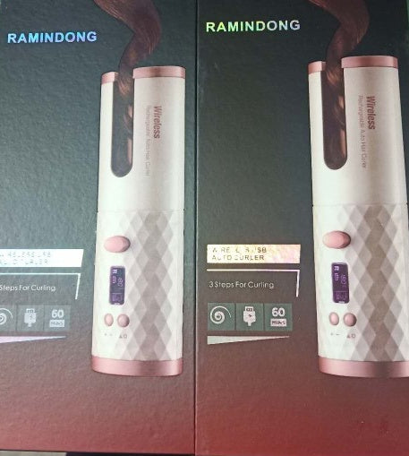 Benice Wireless Automatic Hair Curler – Cordless Rechargeable Rotating Iron