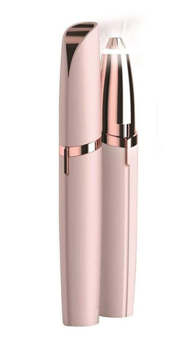 LuxuryGlow Flawless Eyebrow Trimmer with LED Light – Painless Hair Remover for Women