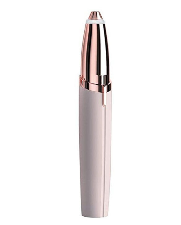 LuxuryGlow Flawless Eyebrow Trimmer with LED Light – Painless Hair Remover for Women