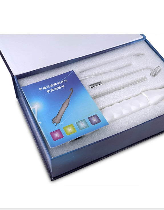 Varita facial de alta frecuencia LuxuryGlow: dispositivo para el tratamiento del acné y la curación de la piel