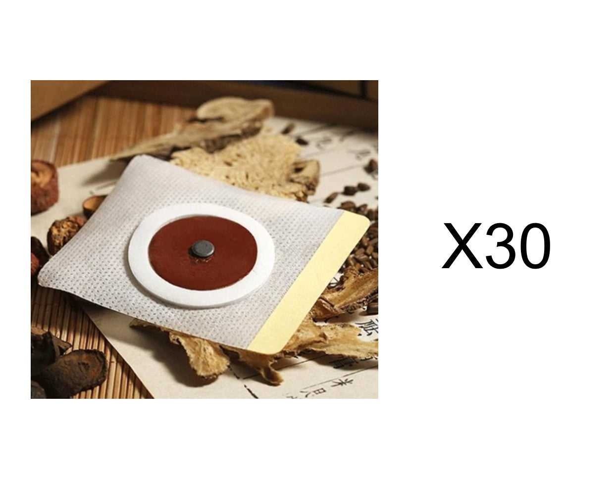 LuxuryGlow Magnetic Slimming Belly Patch – Navel Detox Weight Loss Sticker (30pcs)
