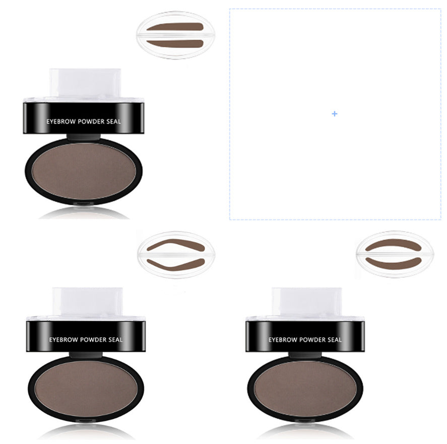 LuxuryGlow Waterproof Eyebrow Stamp Kit with Stencils – Instant Natural Brows