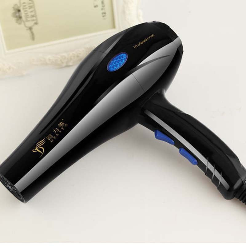 DELIYA High-Power Ionic Hair Dryer with Blue Light Technology – 2000W Fast Dry