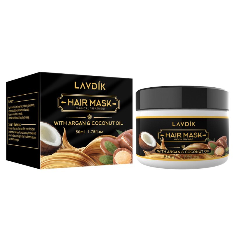 Mascarilla capilar nutritiva reparadora profunda LAVDIK: acondicionador antifrizz e hidratante