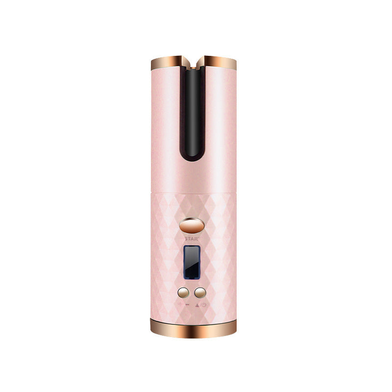 مكواة تجعيد الشعر الذكية القابلة لإعادة الشحن عبر USB من LuxuryGlow - 6 درجات حرارة