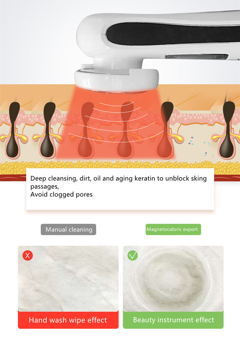 Dispositivo de belleza facial con iontoforesis LuxuryGlow: limpieza profunda y rejuvenecimiento de la piel