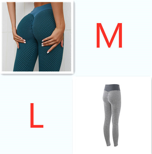 Plaid Leggings Fitness Yoga Pants Women's Seamless High Waist Breathable Gym Leggings - LUXURY GLOW