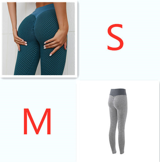 Plaid Leggings Fitness Yoga Pants Women's Seamless High Waist Breathable Gym Leggings - LUXURY GLOW