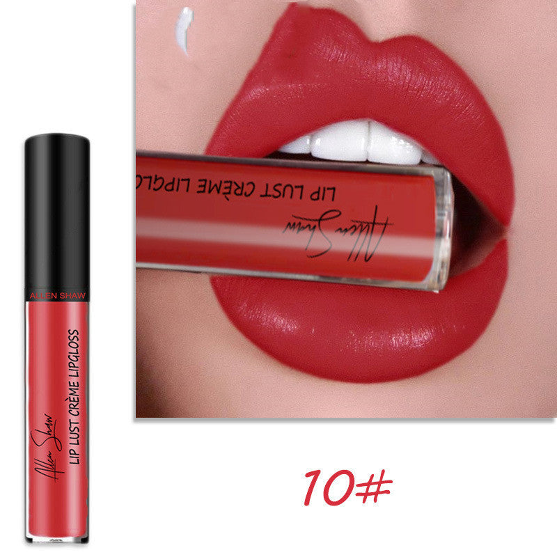 ALLEN SHAW Silky Cream Lip Gloss – Long-Lasting Mineral Lip Glaze (1pc)