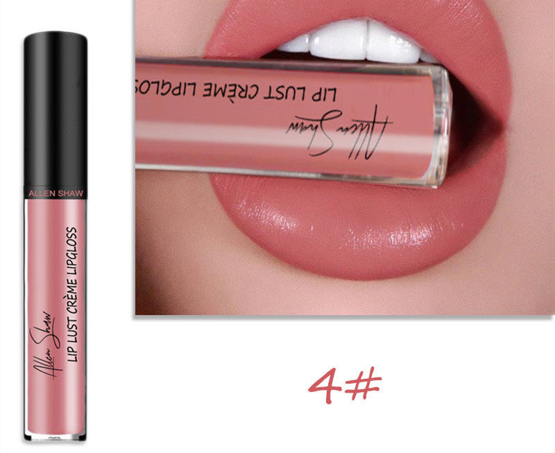 ALLEN SHAW Silky Cream Lip Gloss – Long-Lasting Mineral Lip Glaze (1pc)