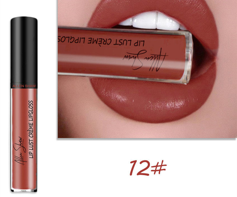 ALLEN SHAW Silky Cream Lip Gloss – Long-Lasting Mineral Lip Glaze (1pc)