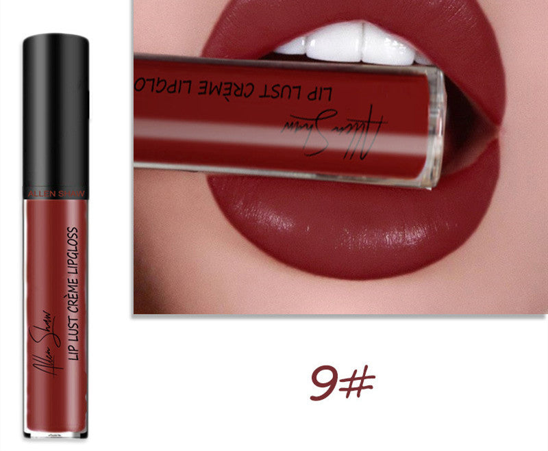 ALLEN SHAW Silky Cream Lip Gloss – Long-Lasting Mineral Lip Glaze (1pc)