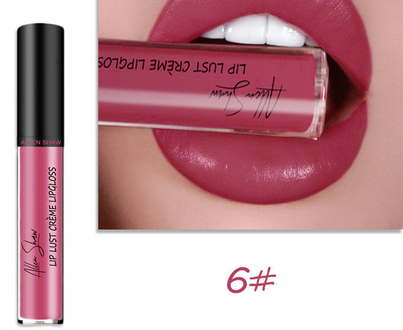 ALLEN SHAW Silky Cream Lip Gloss – Long-Lasting Mineral Lip Glaze (1pc)