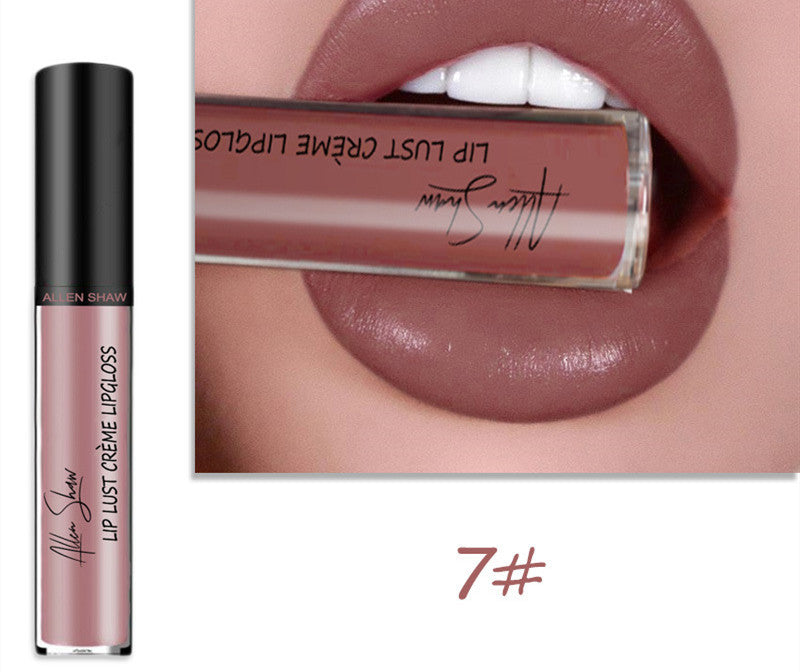 ALLEN SHAW Silky Cream Lip Gloss – Long-Lasting Mineral Lip Glaze (1pc)