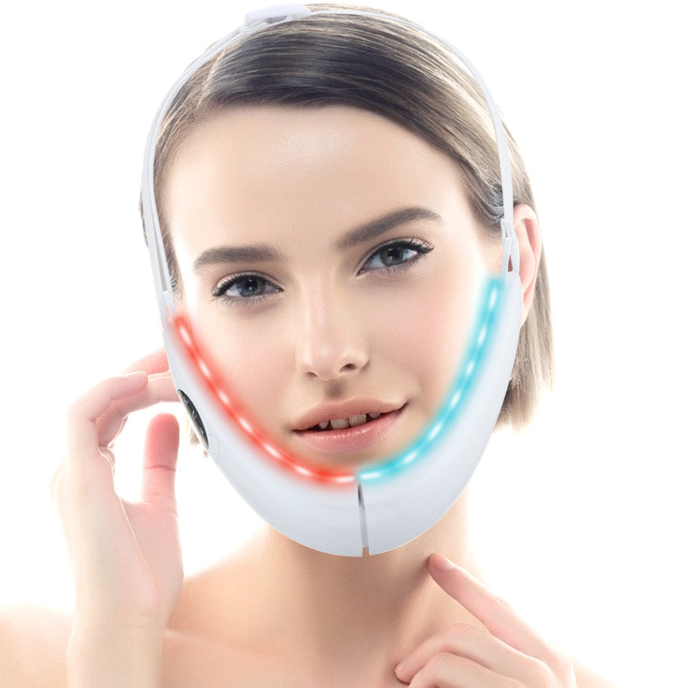 LuxuryGlow Multifunctional Facial Lifting & Toning Device with Red & Blue Light Therapy
