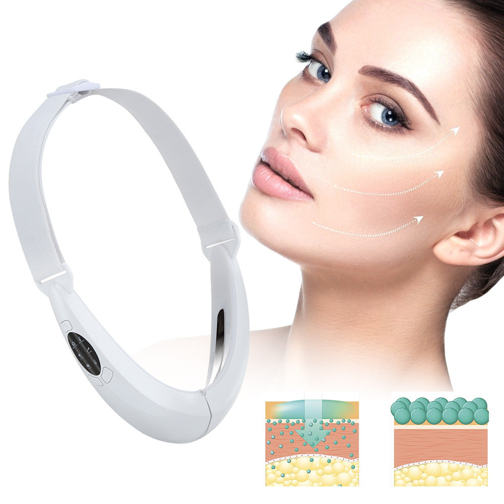 LuxuryGlow Multifunctional Facial Lifting & Toning Device with Red & Blue Light Therapy
