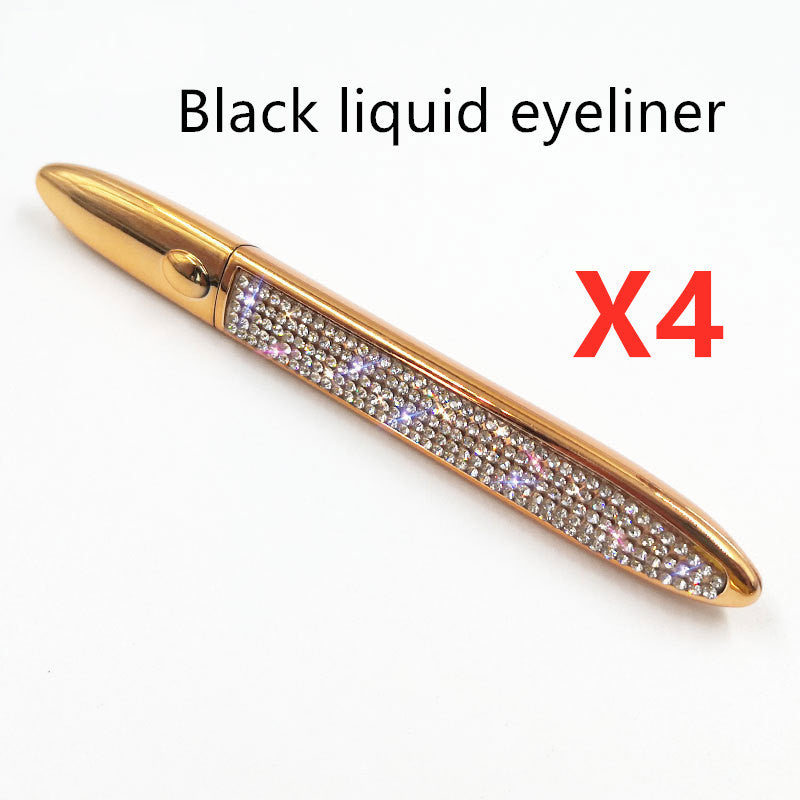 LuxuryGlow Self-Adhesive Eyeliner with False Lashes – No Glue Needed, Waterproof