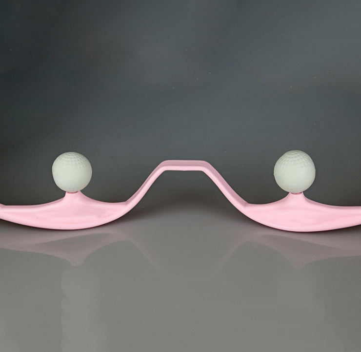 LuxuryGlow Pressure Point Neck & Shoulder Massager – Handheld 3D Roller Therapy Tool